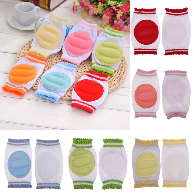 1 paar Baby Knie Pads Beschützer freundlicher freundlicher Sicherheit Krabbeln Ellbogen Kissen Kleinkinder Knie Pads Schutz Bein Wärmer Baby Kniescheibe