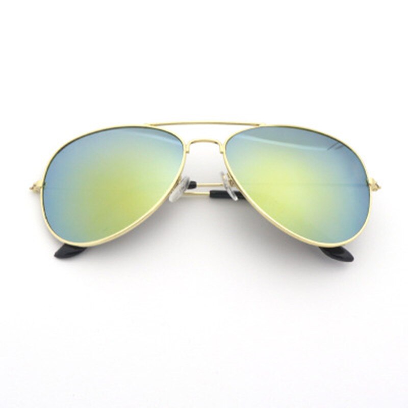 Unisex klassiske herre solbriller polariseret  uv400 spejl solbriller briller til mænd kvinder kører ridning: Grøn (guldramme)