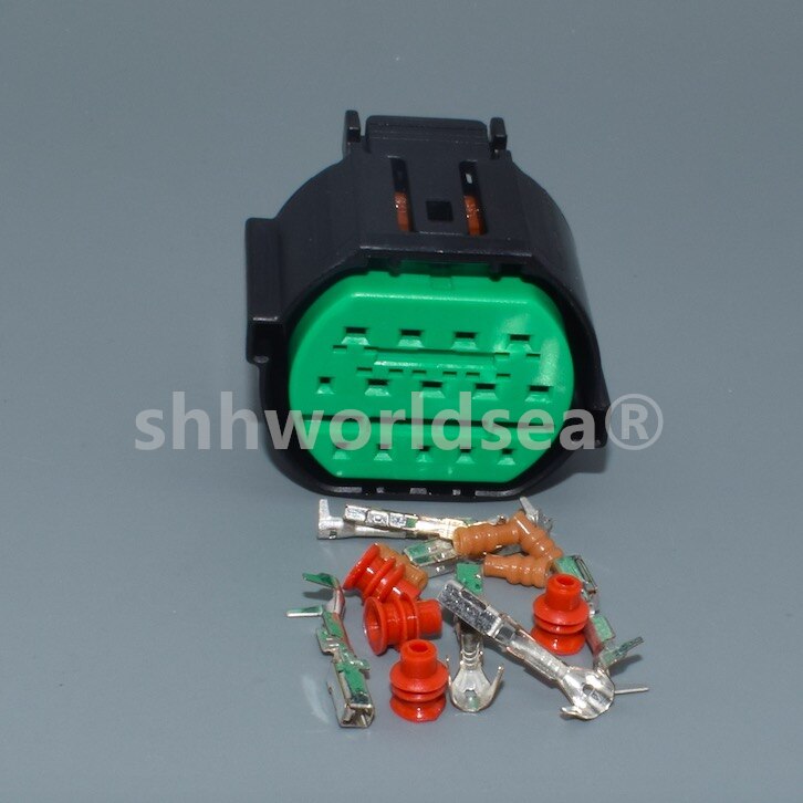 shhworldsea 14 Pin GL301-14021 GL291-14021 Auto Headlight Plug Electrial Socket Car Lamp Light Connector For KIA K2 K3 K5: 1set female