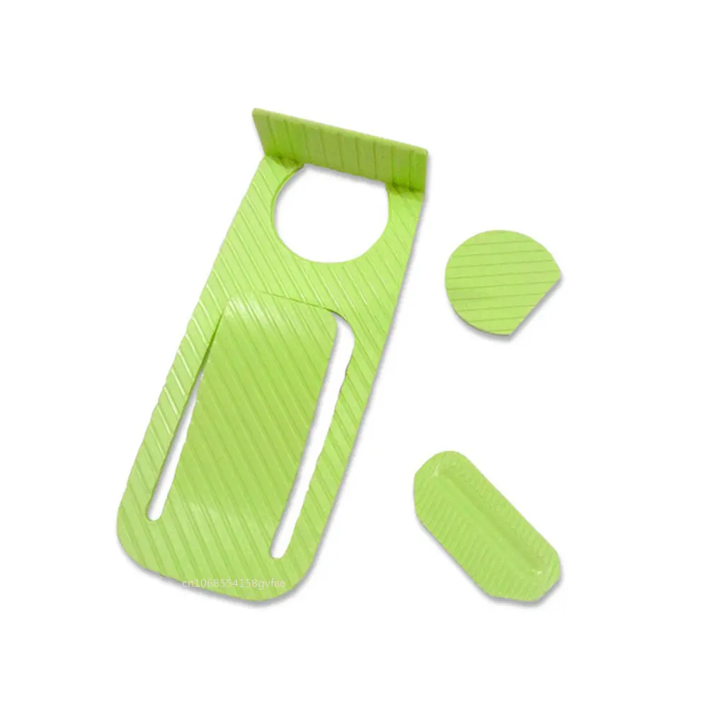 Spring Innovative Door Stopper Properly Holds Your Open Door Wedge Holder Multi-function Door Stopper Safety Protector: green
