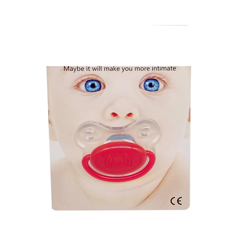 Red Lips Baby Pacifier Baby Silicone Pacifier Baby Funny Pacifier Breast Pump Accessories