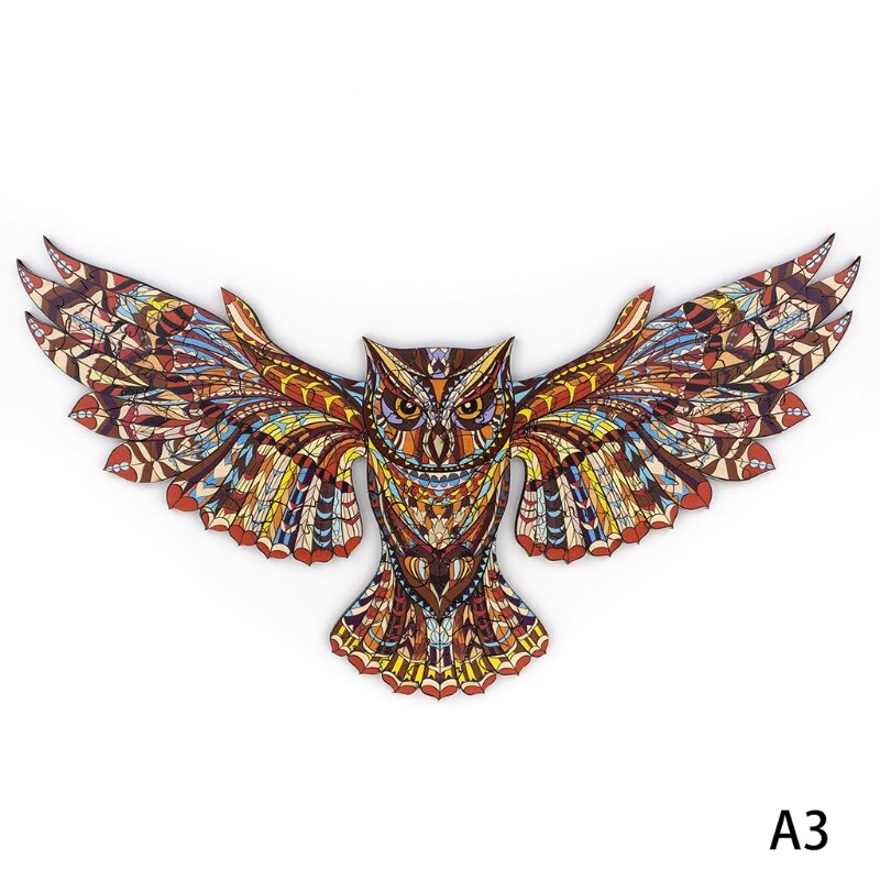 28EC Primary Puzzle Boxes Thickened Hard Wood DIY Wall Décor Jigsaw Kids Great