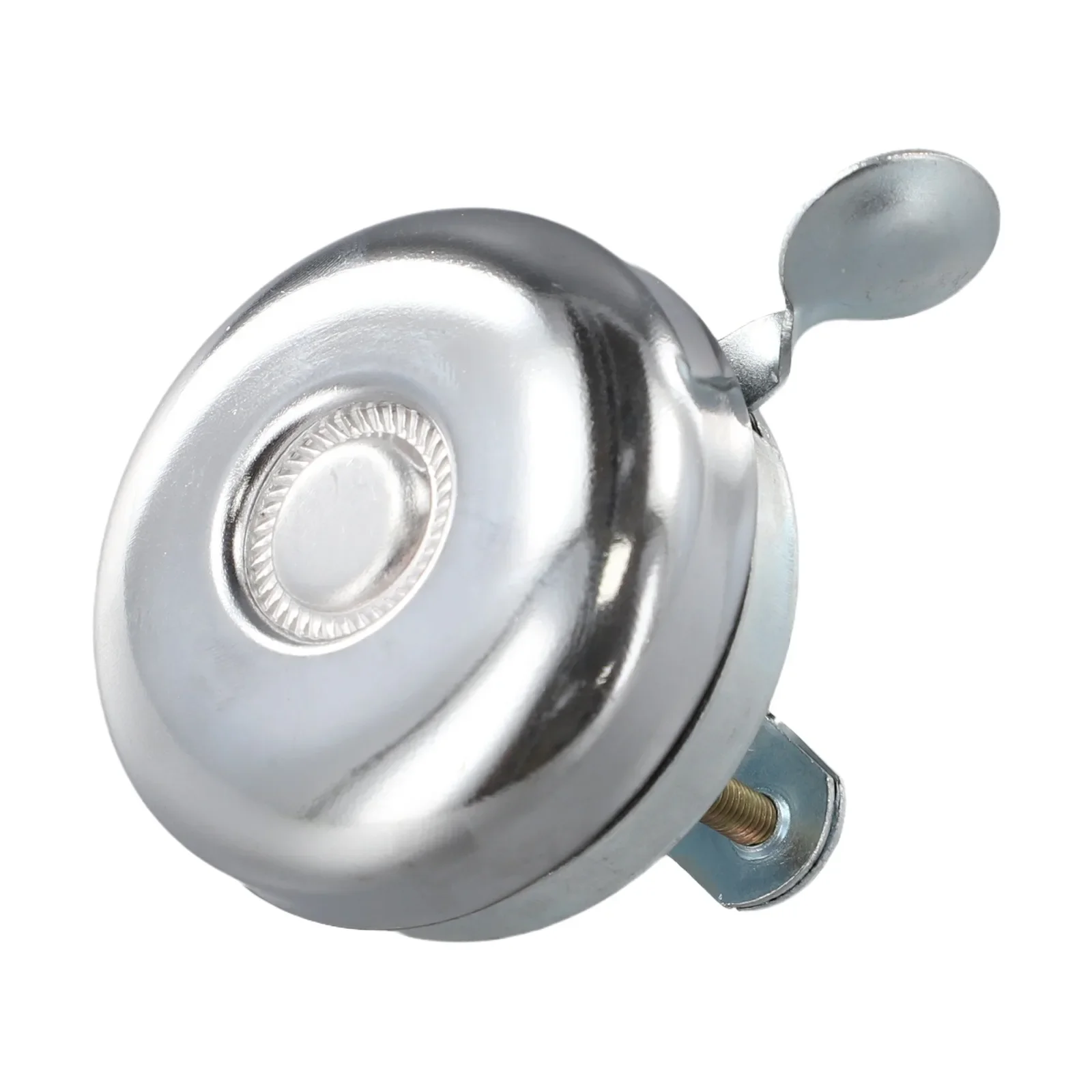 Nueva campana cromada para bicicleta de , accesorios de repuesto prácticos plateados/negros, piezas de bicicletas plegables clásicas Dinger