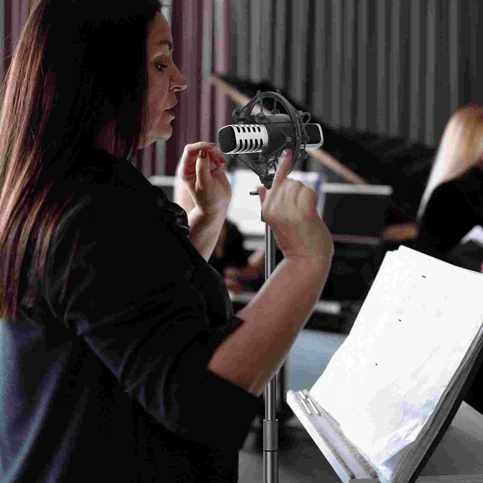 Duurzaam Microfoonstandaard Metalen Verstelbare Mic Stand Met Microfoon Montage