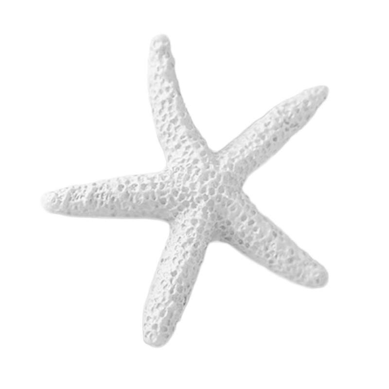 25pcs White Resin Little Starfish Finger Starfish DIY Wedding Decoration Shell Party Starfish Crafts