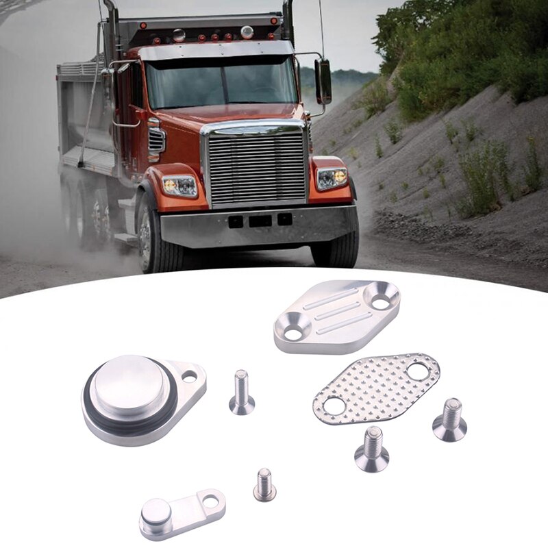 LS Truck EGR+EVAP Purge Solenoid Plug Intake/Exhaust Block Off Plate 5.3 6.0