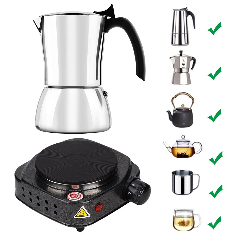 500w mini elektriske ovne komfur komfurplade mælk vand kaffe te opvarmningsovn multifunktionelt køkkenapparat 220v