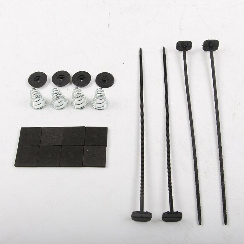 Vehicle Radiator Mounting Kit Electric Cooling Fan Spring Set Assembly Replacement Accessories Auto Plastic Car