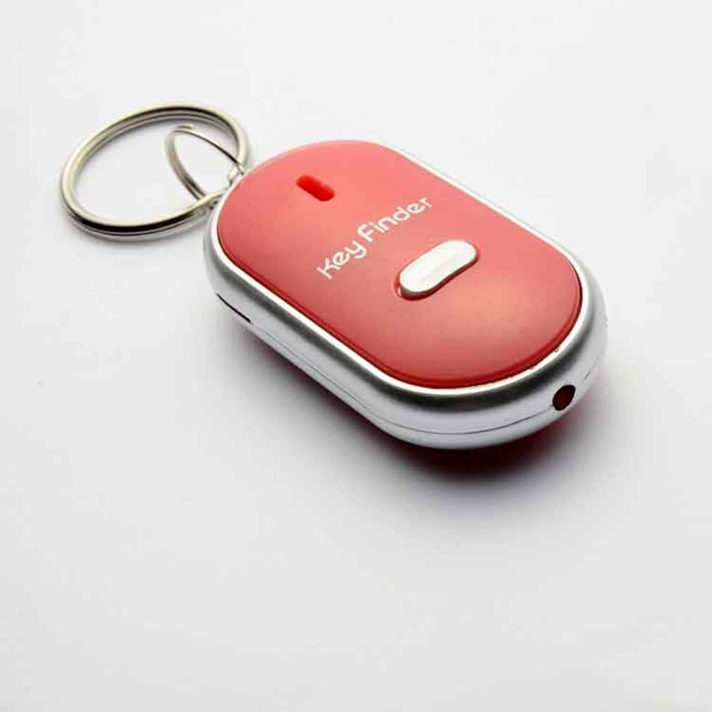 Key Finder Anti-lost Smart Key With LED Torch Whistle Key Finder Flashing Beeping Keys Tracker Locator Accessories