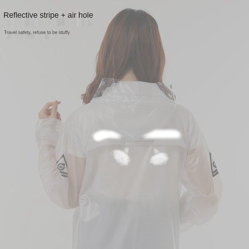 Wielokrotnego użytku moda jazda na rowerze płaszcz przeciwdeszczowy z Pvc z kapturem wodoodporna dorosłych Suitwaterproof płaszcz Roupa De Chuva Pra Moto sprzęt przeciwdeszczowy BK50YY