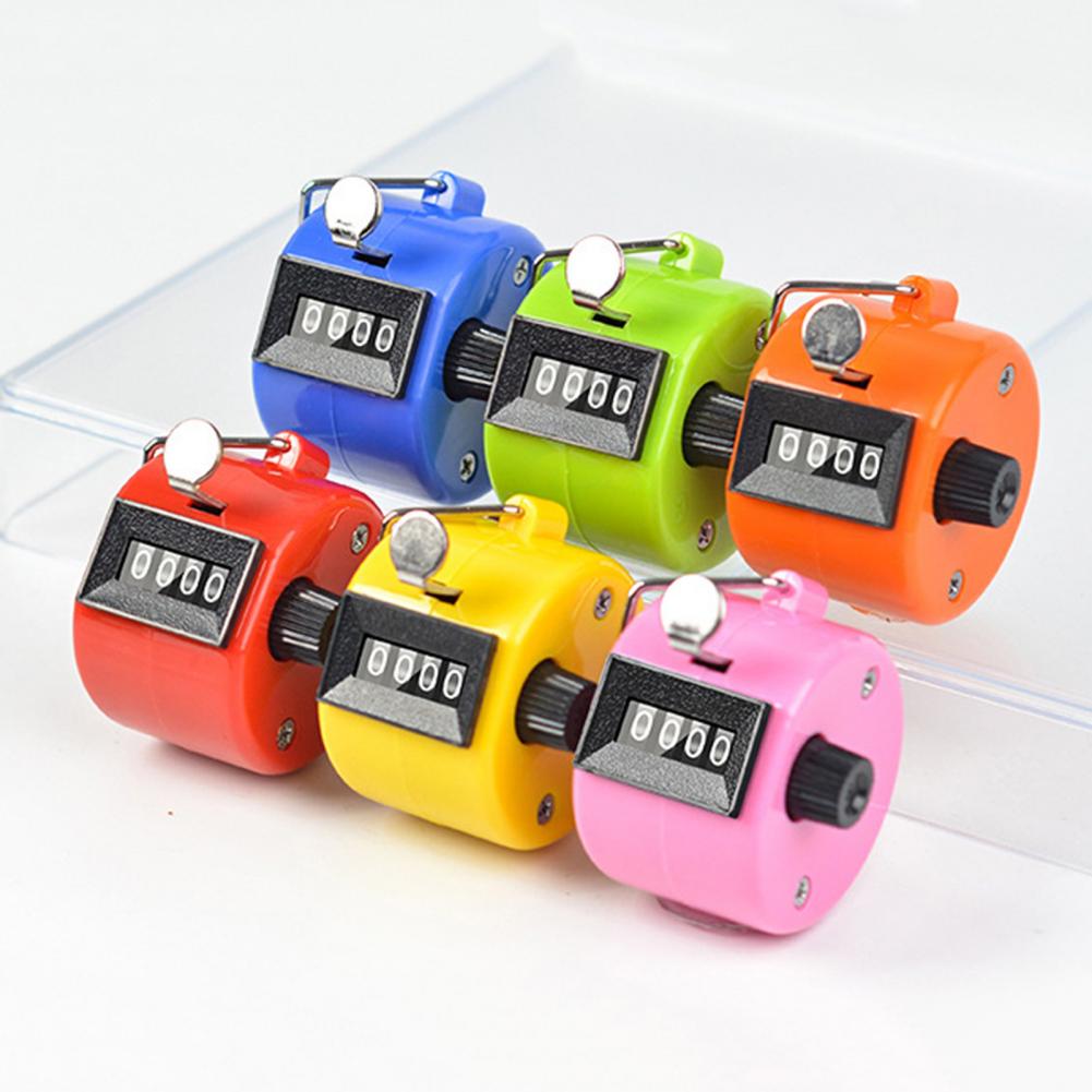 Metal Hand Tally Counter Clicker with 4 Digit Display No Battery Required Portable Mechanical Clicker Counter Sports Supply 만보기
