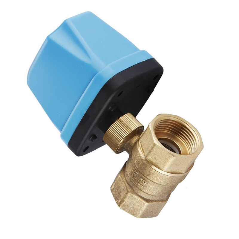 1 Uds Válvula de zona de 2 vías Válvula de dos vías válvula de bola para Motor válvula de bola eléctrica 220V DN25 (G1.0inch) válvula de marcha atrás con LED Lig