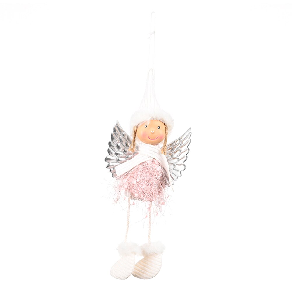 Christmas Feather Sequins Angel Doll Chrismas Tree Decoration Hanging Ornaments Atmosphere Decoration Props: I