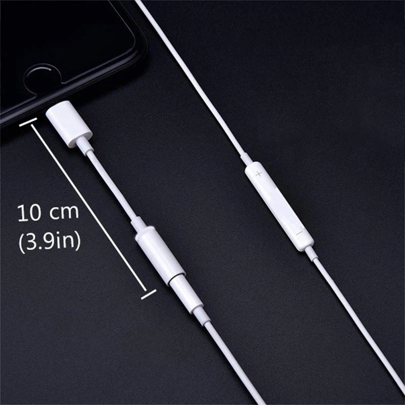 Kabel audio AUX 3,5 mm Jack Adapter słuchawkowy Lightning do IPhone14 13 12 11 Pro Max Mini XS XR X 8 7 do gniazda 3,5 mm