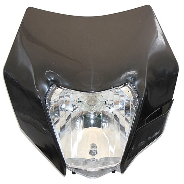 Universal Headlamp Light Motorcycle Headlight For KTM SXF EXC XCF SMR 150 200 250 350 450 Enduro Supermoto Dirt Bike Motor: Black