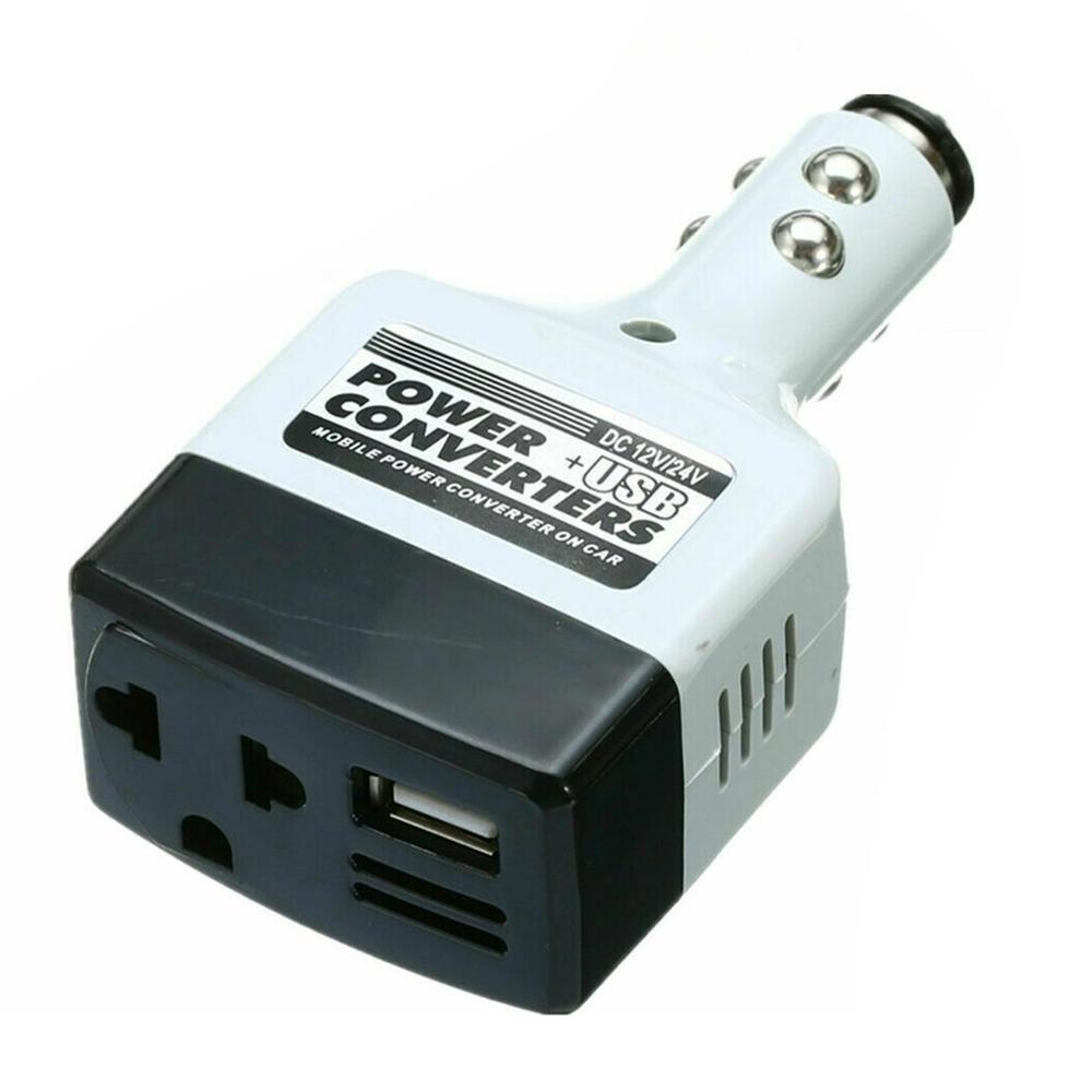 12V/24V Car Mobile Power Inverter Adapter Auto Car Power Converter Charger Used for All Mobile Phone