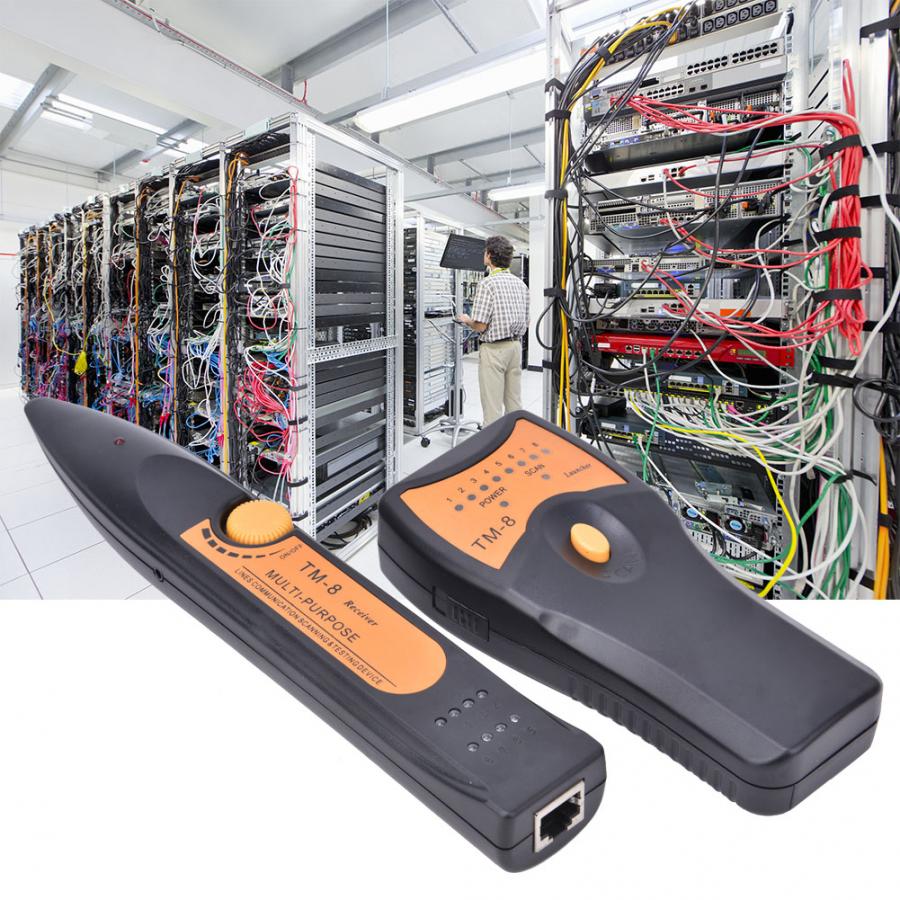 Cable Tester TM-8 UTP STP RJ45 RJ11 LAN Cable Tester Finder Telephone Wire Cable