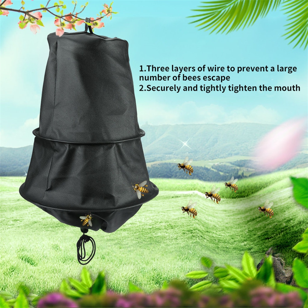 3 Lagen Bee Kooi Wilde Bee Werven Kooi Bijenteelt Catching Tool Catch Met Bee Wilde Bijenteelt Tuin Accessoires # t2P