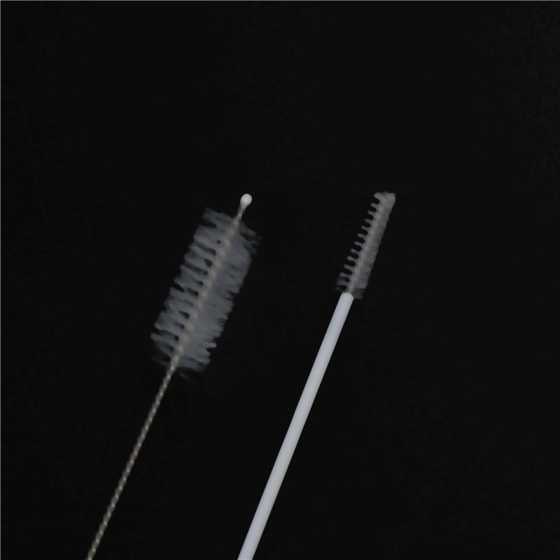 6 pièces nouvelles pailles à boire en verre avec brosse pour les pailles de fête d'anniversaire de mariage