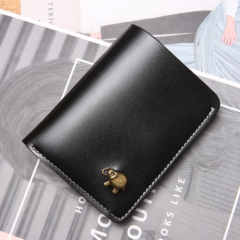 Cartera de mujer de la fruta de la personalidad lindo Mini fresa sandía chica adolescente pequeño monedero Top carteras de cuero monederos: third black