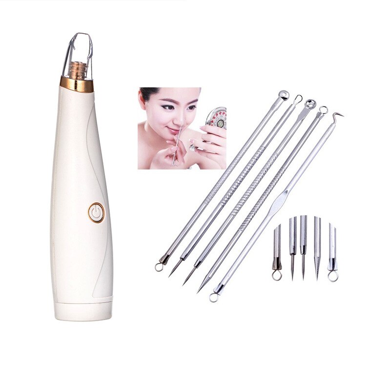 Blackhead Remover Face Deep Pore Cleaner Acne Pimple Removal Vacuum Suction Facial SPA Diamond Beauty Care Tool Skin Care