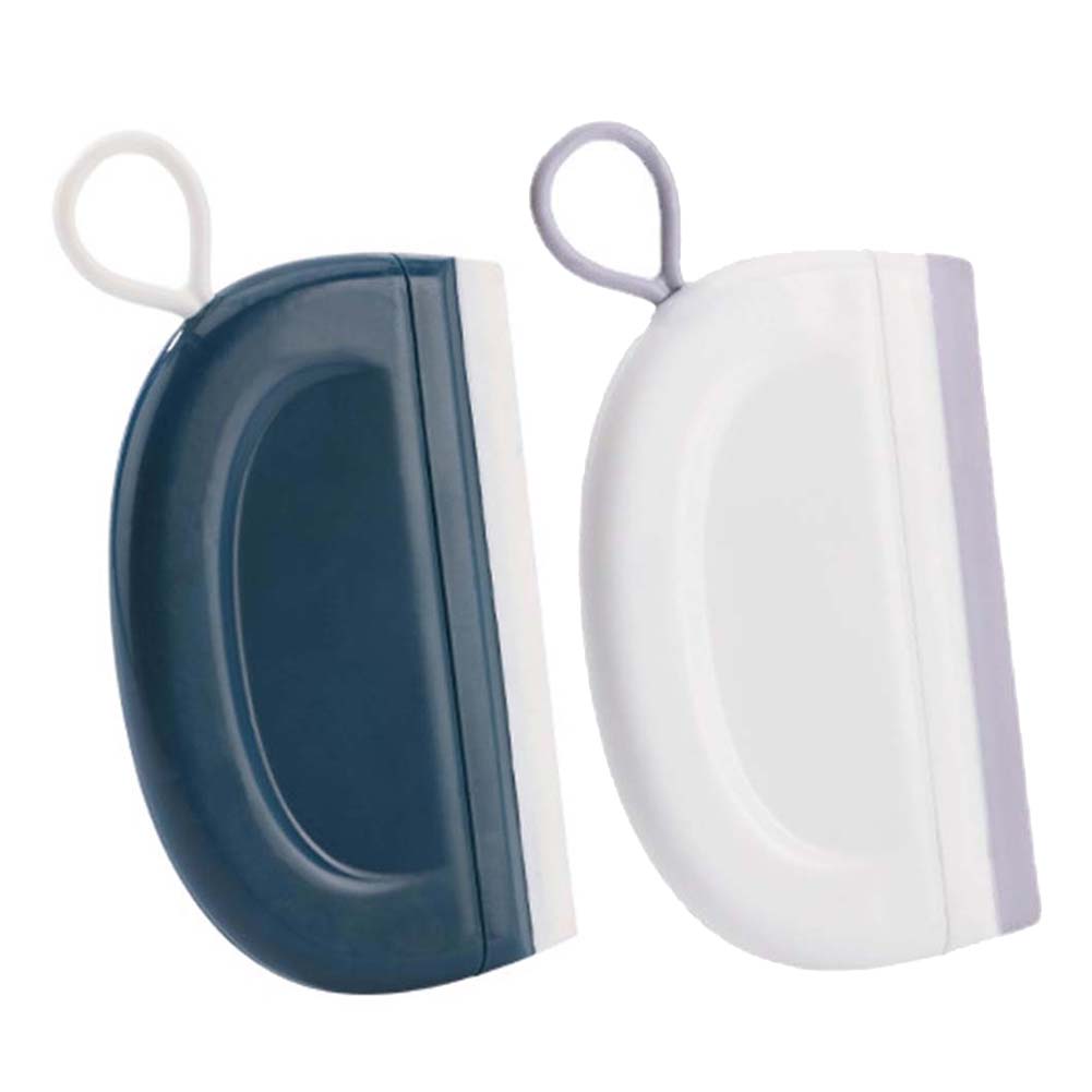 2pc Dusche Rakel Arbeitsplatte Wischer Mini Glas Dusche Rakel Für Fenster, Glas, Tür Dusche Silikon Reinigung Werkzeug