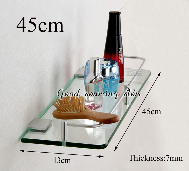 20 25 30 35 40 45 50Cm Enkele Tier Muur Wc Glas Badkamer Plank