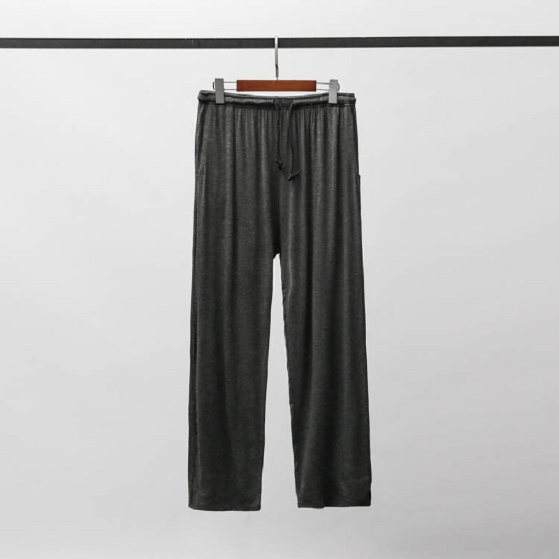 Pajama Pants Lounge Pants Home Trousers Summer Cotton Modal Long Sleep Pants Side Pockets Sleepwear Men Pyjamas Pajamas