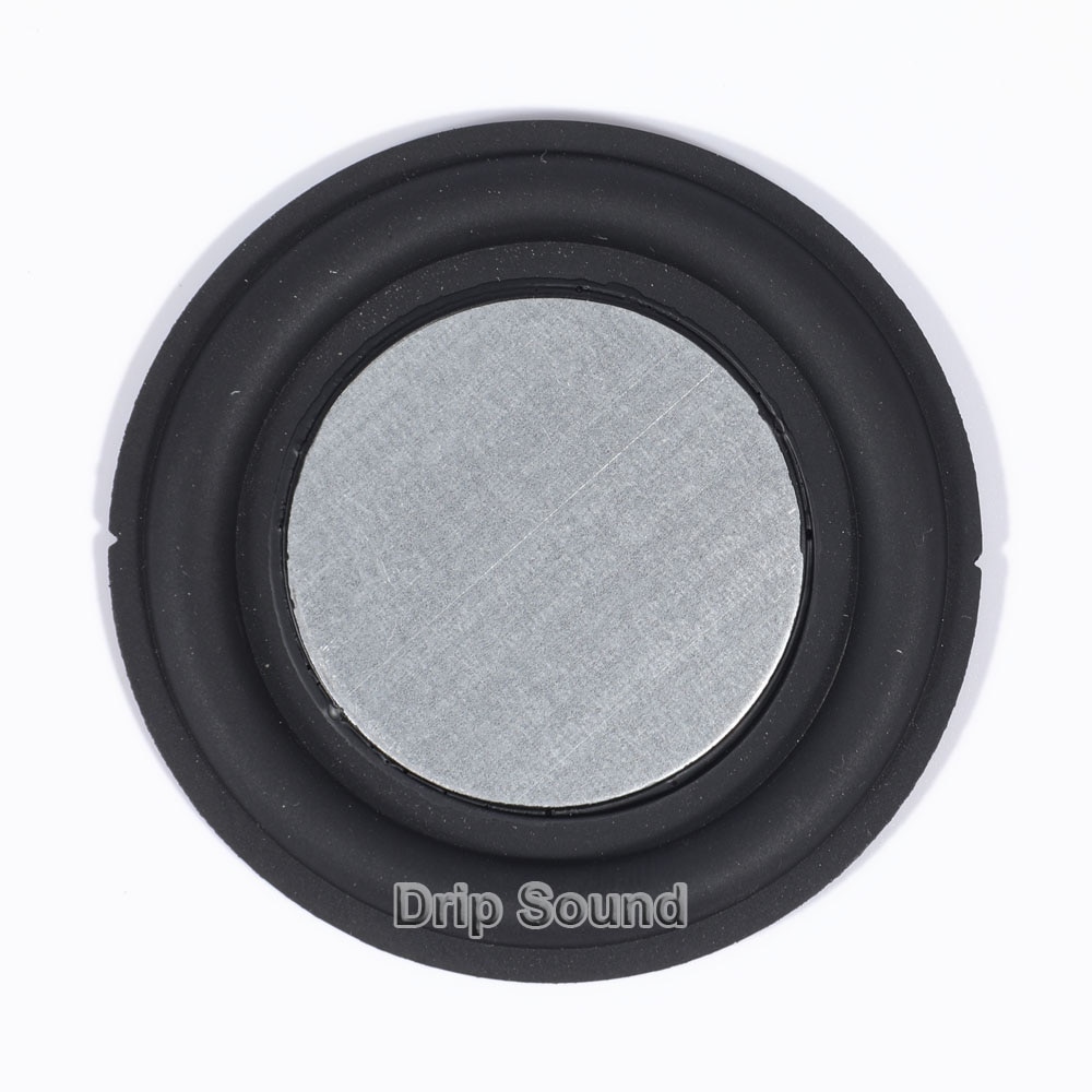 2 stk 48mm/56mm/78mm/65 x 45mm/70 x 40mm basshøyttaler passiv radiator ekstra basswoofer gummi vibrasjonsplate