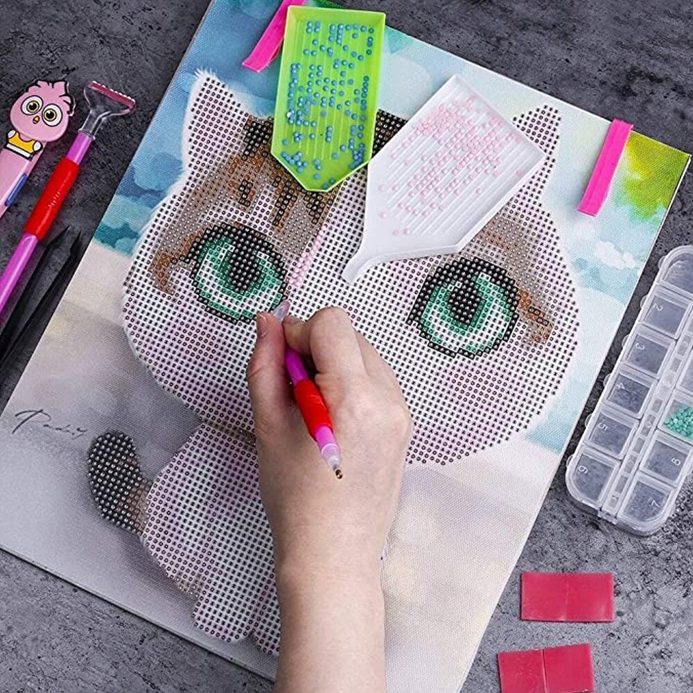 LED Diamond Painting Light Pad 80pcs 5D Diamond Painting Embroidery Accessories Tool Kits A4 Light Board Tracing Drawing Pad