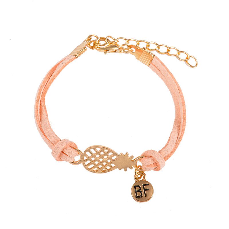 Smycken vänskap 2020 mini för ananas kvinnor läckert armband armband malism: Rosa