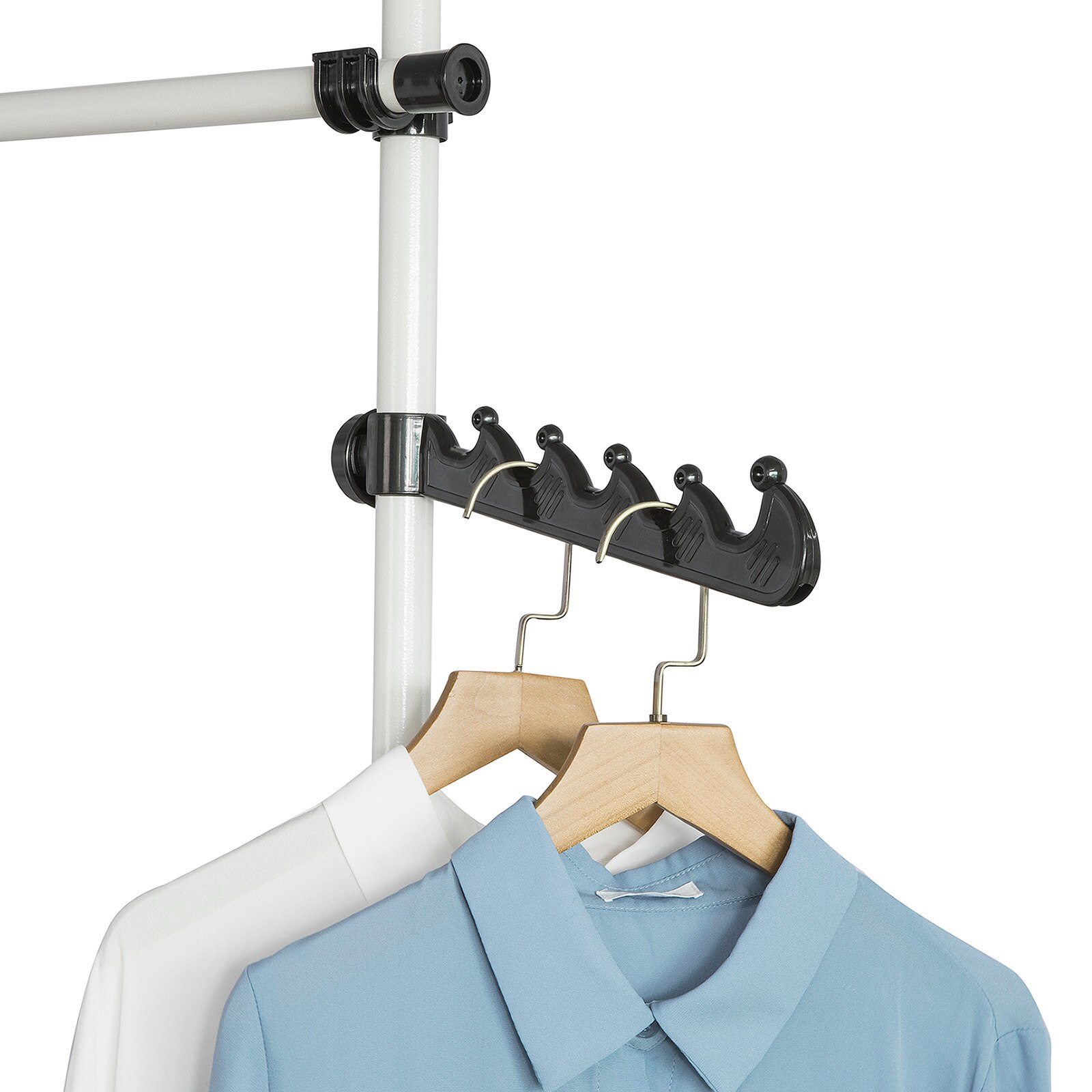 Télescope Garde-Robe Système Herkule, 2 Barres Portant de vêtement largeur (77-112cm) x hauteur (103-278cm) FRG109 SoBuy®