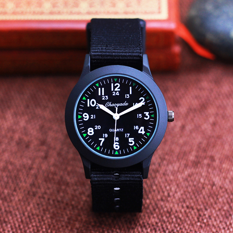 2024 célèbre chaoyada enfants garçons filles étudiants homme toile respirant résistant à la sueur 24 heures montres: color