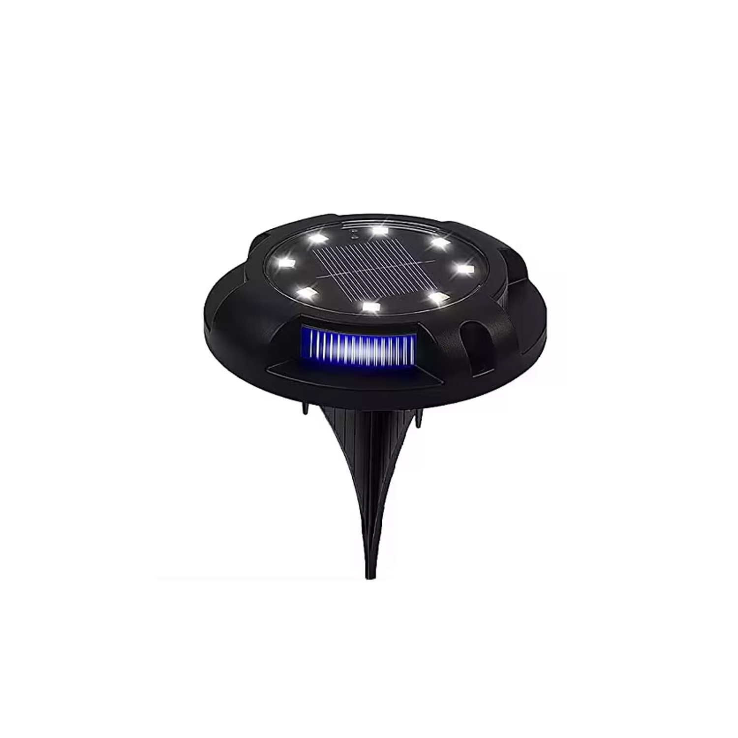 Super jasna lampa gruntowa zasilana energią słoneczną Zewnętrzna lampa patio Wodoodporna trawnik ogrodowy Dekoracyjna lampa schodowa Lampka nocna Szybka dostawa 4-6 dni Przyjazd Darmowa wysyłka: Księżyc niebieski