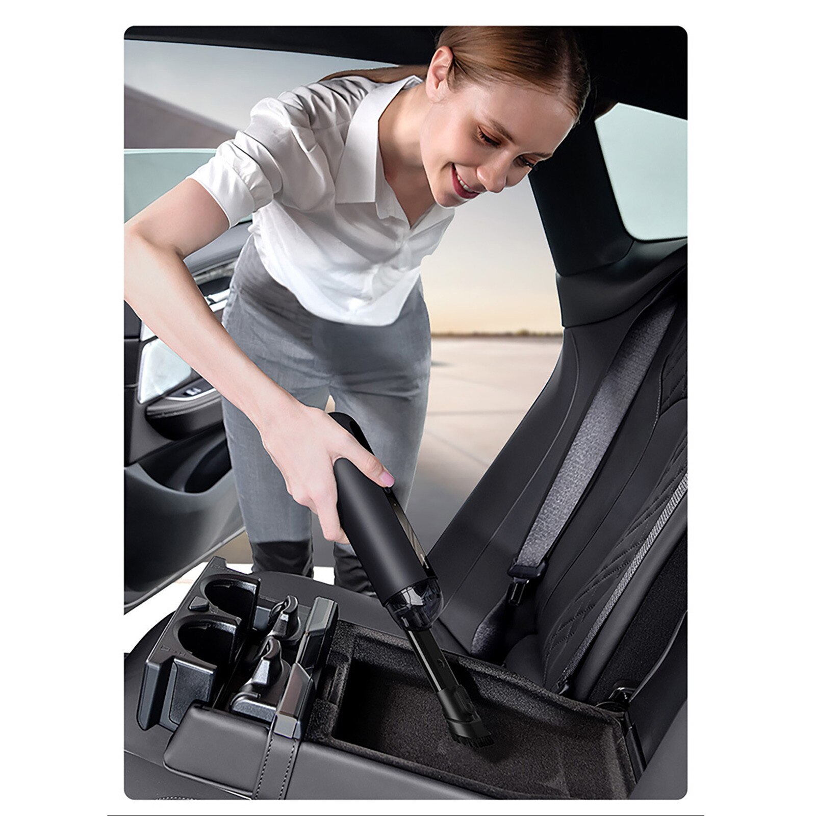 5000Pa Elektrische Auto Stofzuiger Draagbare Draadloze Handheld Auto Stofzuiger Robot Voor Auto-interieur & Thuis & Computer clea