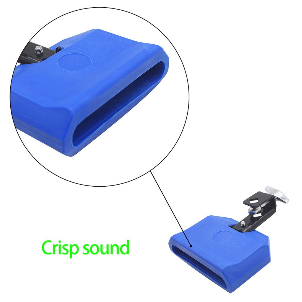 6" PLASTIC COWBELL Drum Kit Mountable Cow Bell Drums WITH MALLET Percussion