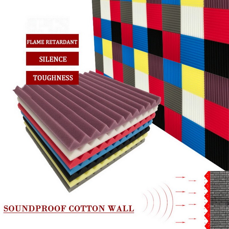 Soundproof Foam Acoustic Studio Foam Panels Soundproof Sponge Home Studio Ceiling Soundproof Protective Absorbing Panel