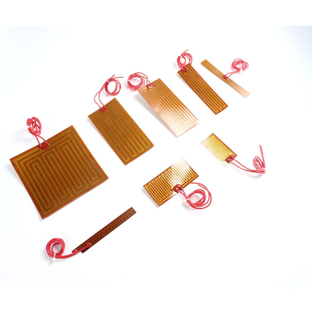5V 12V 24V Pi Heizung Film Platte Polyimid Heizung Elektrisch Beheizt Tafel Pad matt Electrotherma flexibel Klebstoff folie Öl Heizung