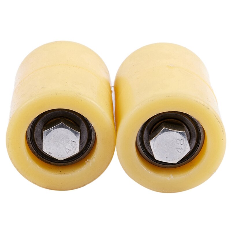 2PCS Flat Steel Roller Bearing Guide Wheel 6201 M12 Sliding Door Electric Door Screw