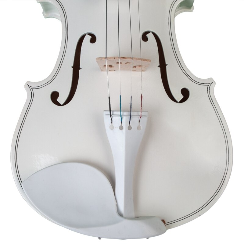 Student Violin 4/4 Full Size Violin Violin Set Child Beginner White Violin