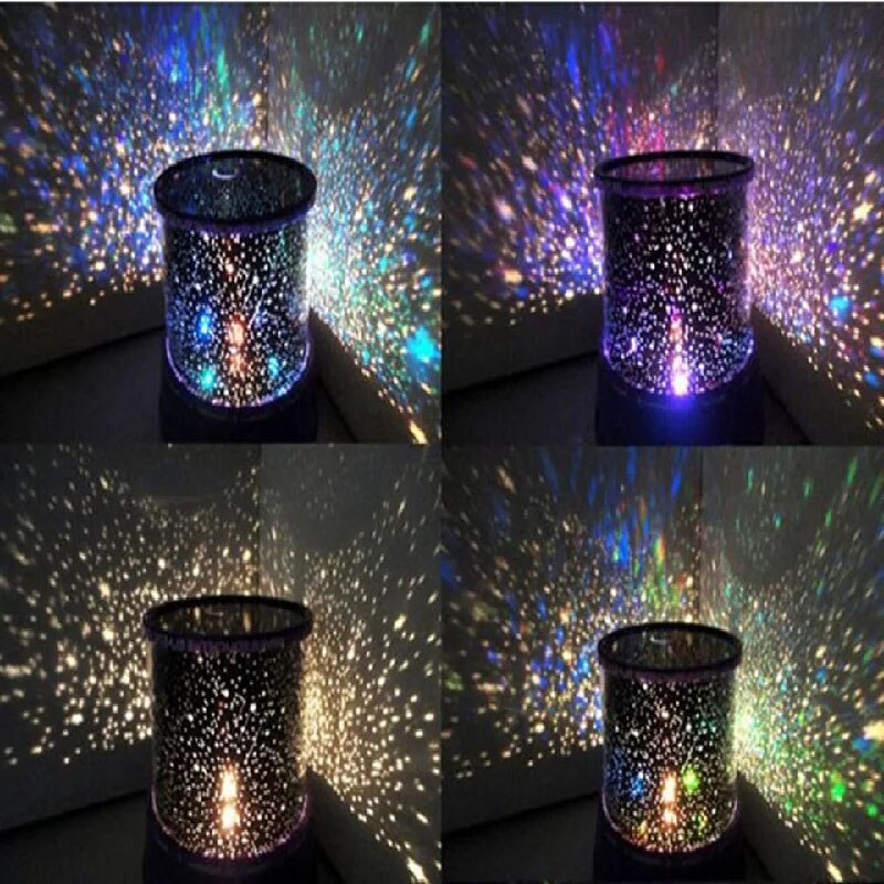 Romantic LED Lamp Nightlight Projection Lamp Home Lights LED Night Light Projector Starry Sky moon Master Children
