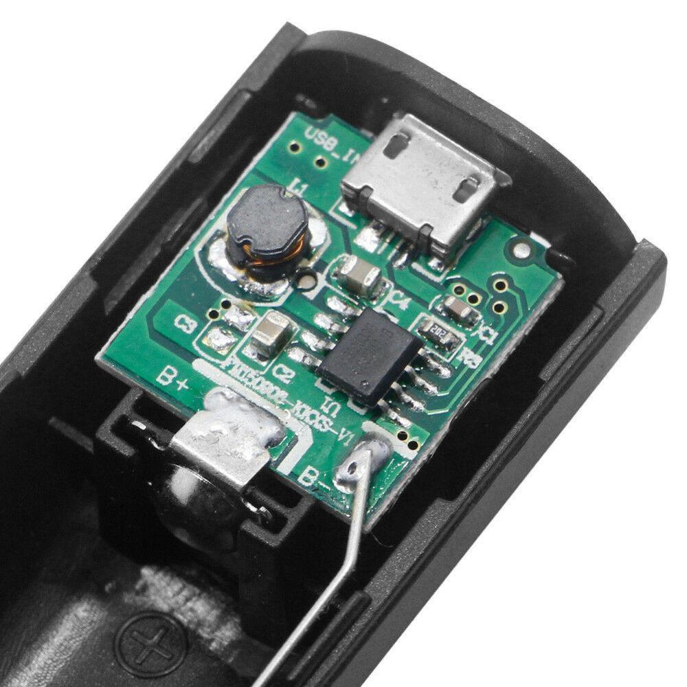 Carcasa de Banco de energía portátil para móvil, Cargador Usb, caja de batería X W7n4 para 18650