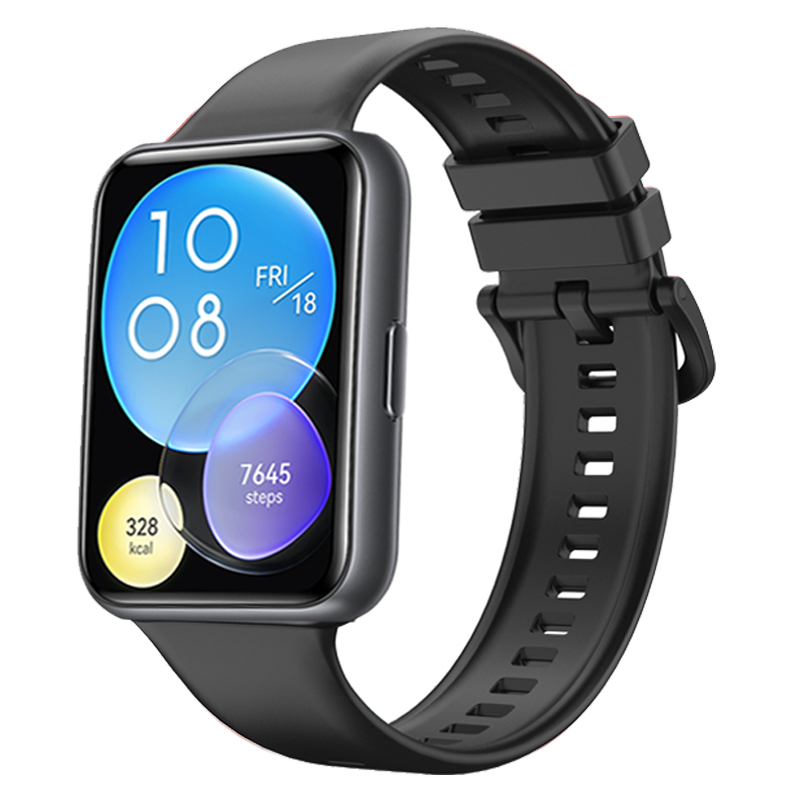 Silikon Band Für Huawei Uhr passen 2 Gurt Smartwatch Armbinde Metall Schnalle Sport Ersatz Armbinde Huawei Uhr passen 2 Correa: Schwarz Gelb