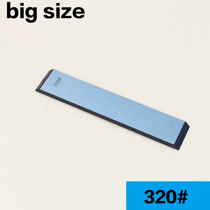 big size Special for sharpening Diamond stone Diamond knife Sharpener blade Portable Home use with base Sharpening stone bar: 320 grit