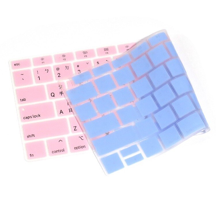 HRH taïwanais chinois Silicone russe clavier couverture peau pour MacBook Air 13 publié A1932 avec empreinte digitale tactile