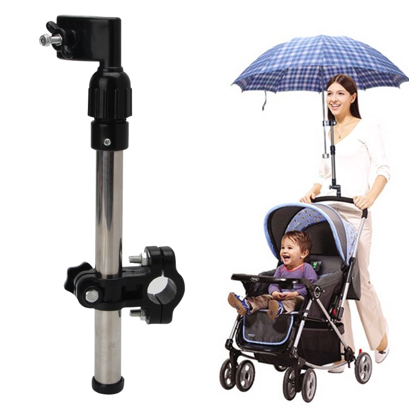 Nyttigt baby buggy barnevogn klapvogn paraplyholder monter stativhåndtag