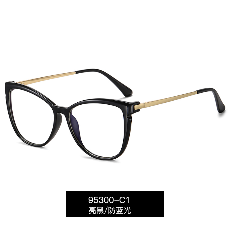Blue Light Blocking Glasses Frame for Optical Eyewear Prescription UV400 Anti Blue ray Female Women Eyeglasses Spectacles: C1