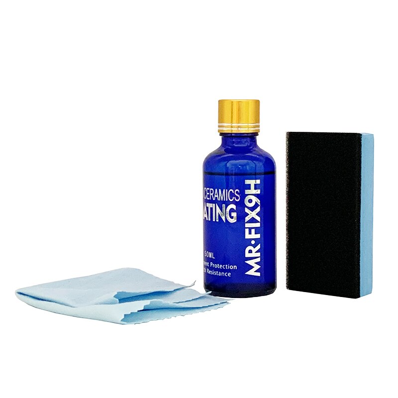 High Gloss Ceramic Car Coating Kit, Anti-scratch Car Polish Exterior Care Paint Sealant 9H Hardness 30ML