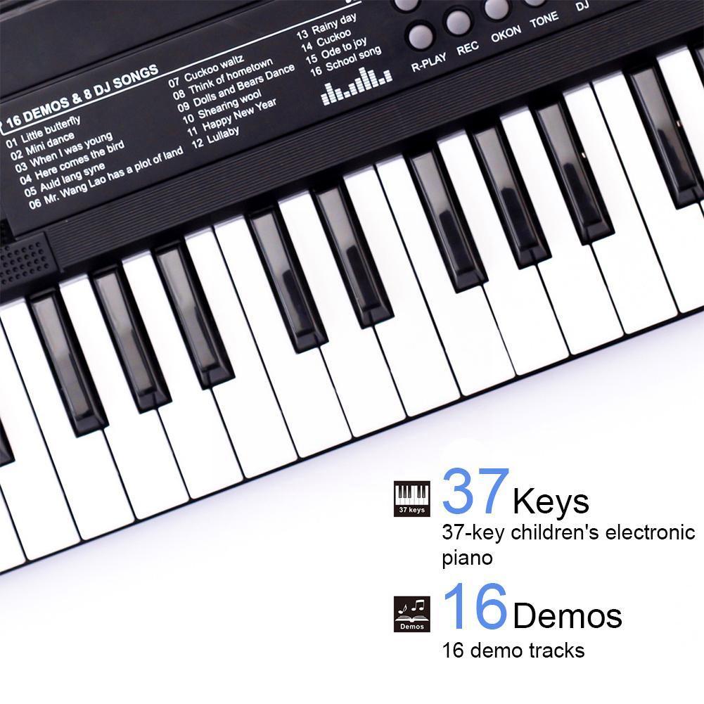 37 S Elektronische Board Piano Kinderen Orgel Met Digitale Board S Muziek Muzikale Verlichting Microfoon K6w7