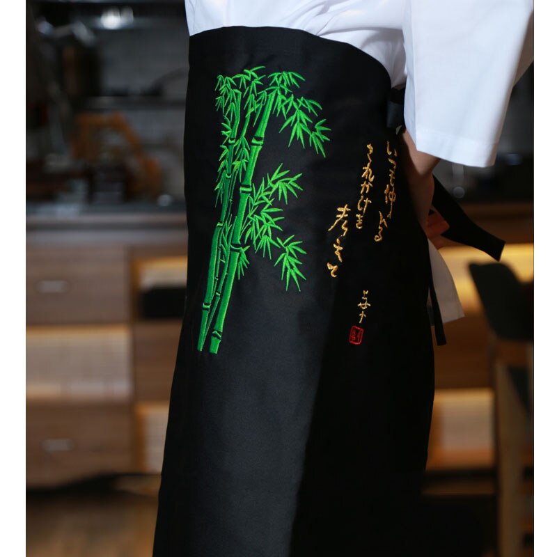 japan Cuisine Waiters broderie Aprons Chef Apron sushi Restaurant Food Service Accersories aprons